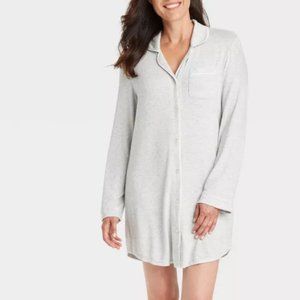 Stars Above Gray Nightgown